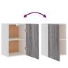 Hanging Cabinet Grey Sonoma - 39.5x31x60 cm | Hipomarket