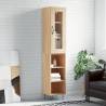 Highboard Sonoma Oak 34.5x34x180 cm Engineered Wood Colour sonoma oak Quantity in Package 1 Model 3 shelves 