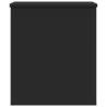 Storage Box Black 40x42x46 cm - Durable Engineered Wood