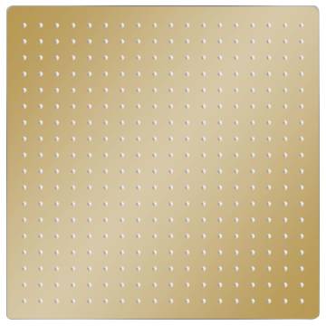 Gold Square Rain Shower Head - 50x50 cm Stainless Steel