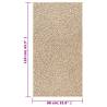 Rug ZIZUR 60x110 cm - Jute Look for Indoor & Outdoor Use