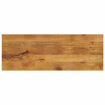 Rectangular Solid Wood Mango Table Top – 140x50 cm