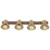 Industrial Wall Lamp Brass 90x25 cm E27 | HipoMarket