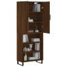 Highboard Brown Oak 69.5x34x180 cm | Stylish Storage Solution