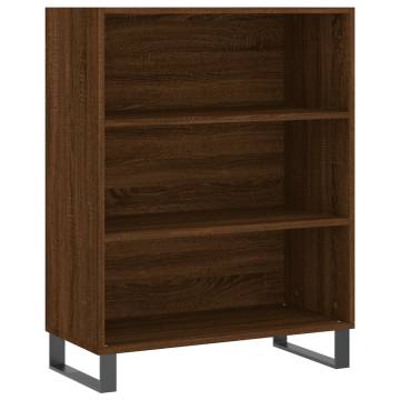 Highboard Brown Oak 69.5x34x180 cm | Stylish Storage Solution