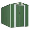 Garden Shed Green 192x357 cm - Durable Storage Solution