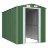 Garden Shed Green 192x357 cm - Durable Storage Solution