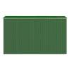 Garden Shed Green 192x357 cm - Durable Storage Solution