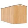 Light Brown Garden Shed - Durable Galvanised Steel Storage