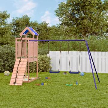 Outdoor Playset Solid Wood Douglas - Fun for Kids | Hipo Market