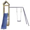 Outdoor Playset Impregnated Wood Pine - Adventure Awaits!