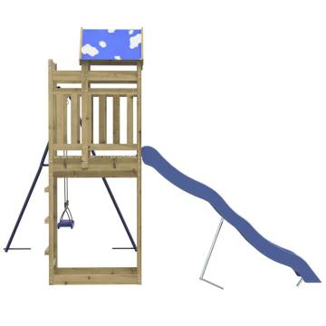 Outdoor Playset Impregnated Wood Pine - Adventure Awaits!