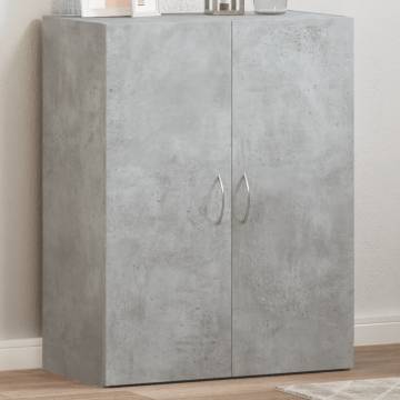 Stylish Concrete Grey File Cabinet - Durable & Practical Storage