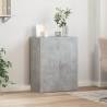 Stylish Concrete Grey File Cabinet - Durable & Practical Storage