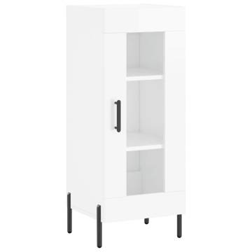 Highboard High Gloss White - Stylish Storage Solution