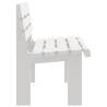 Durable White Garden Bench - 110x52 cm | HipoMarket