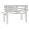 Durable White Garden Bench - 110x52 cm | HipoMarket