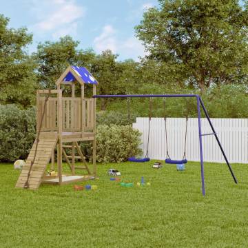 Outdoor Playset Impregnated Wood Pine - Fun for Kids