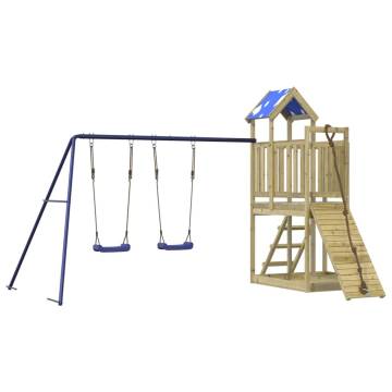 Outdoor Playset Impregnated Wood Pine - Fun for Kids