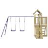 Outdoor Playset Impregnated Wood Pine - Fun for Kids