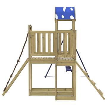 Outdoor Playset Impregnated Wood Pine - Fun for Kids