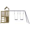 Outdoor Playset Impregnated Wood Pine - Fun for Kids