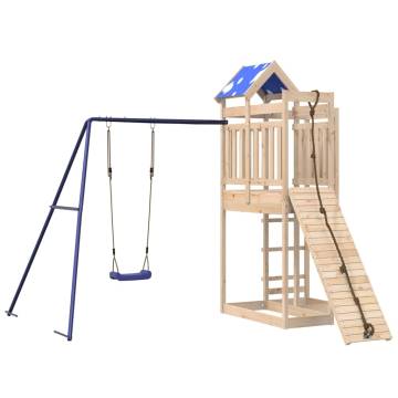 Outdoor Playset Solid Wood Pine - Fun for Your Backyard