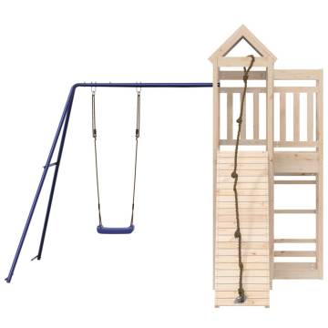 Outdoor Playset Solid Wood Pine - Fun for Your Backyard