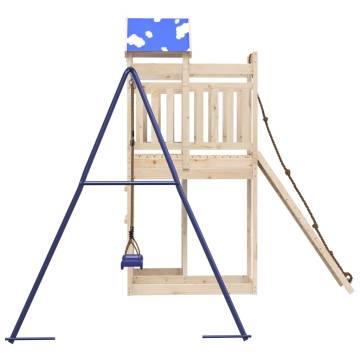 Outdoor Playset Solid Wood Pine - Fun for Your Backyard