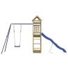 Outdoor Playset for Kids - Durable Impregnated Pine Wood