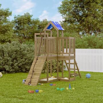 Outdoor Playset Impregnated Wood Pine - Fun & Durable Play