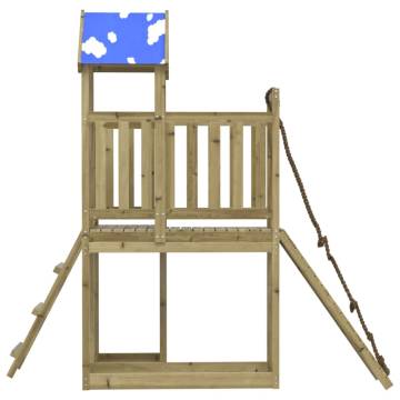 Outdoor Playset Impregnated Wood Pine - Fun & Durable Play