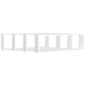 Wall Cube Shelf Set - 4 pcs White, Elegant & Functional