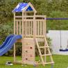 Play Tower with Rockwall - Durable Pinewood Adventure