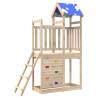 Play Tower with Rockwall - Durable Pinewood Adventure