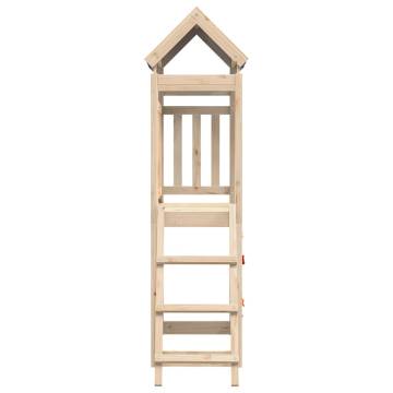 Play Tower with Rockwall - Durable Pinewood Adventure