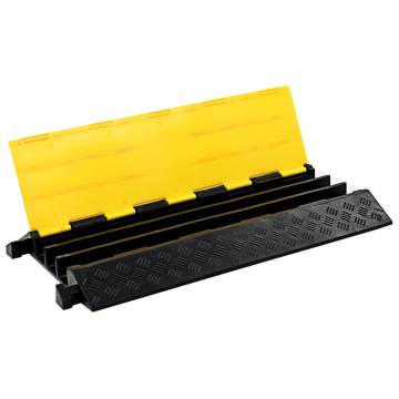 Cable Protector Ramp 3 Channels Rubber | Durable & Visible