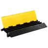 Cable Protector Ramp 3 Channels Rubber | Durable & Visible