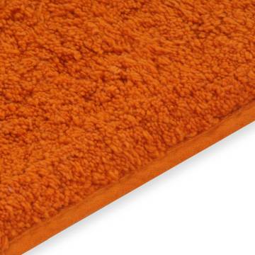 Luxurious Orange Bathroom Mat Set 2 Pieces - Hipomarket