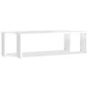 Wall Cube Shelf 2 pcs High Gloss White - Stylish & Durable