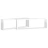 Wall Cube Shelf 2 pcs High Gloss White - Stylish & Durable