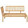 Garden Pallet Corner Sofa - Solid Wood Acacia | Hipomarket UK