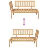 Garden Pallet Corner Sofa - Solid Wood Acacia | Hipomarket UK