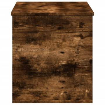 Storage Box Smoked Oak - Stylish & Durable | HipoMarket