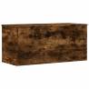 Storage Box Smoked Oak - Stylish & Durable | HipoMarket