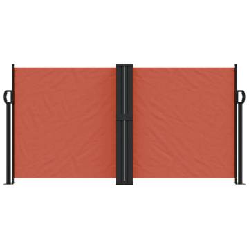 Retractable Side Awning Terracotta 120x1000 cm - Hipomarket