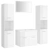 Stylish High Gloss White Bathroom Furniture Set | HipoMarket