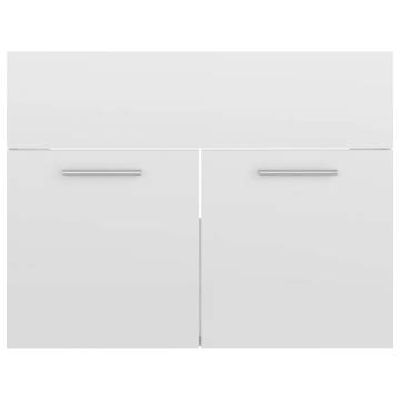 Stylish High Gloss White Bathroom Furniture Set | HipoMarket