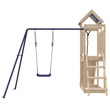 Outdoor Playset Solid Wood Pine - Fun for Kids | Hipomarket UK