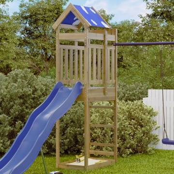 Play Tower 85x52.5 cm | Impregnated Wood Pine - HipoMarket